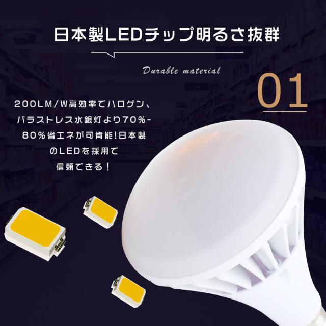 ≪8個入り≫バラストレス水銀灯 LED E39 LEDビーム電球 E39 LED水銀ランプ 水銀灯からLEDへ交換 PAR65 E39口金 LEDレフ電球 レフランプ LED パラストレス水銀灯代替用 LED投光器 屋外用 防水 看板灯 街路灯 1000W相当 IP66防水 屋内屋外兼用 100W 20000lm 100V/200Vに対応_2