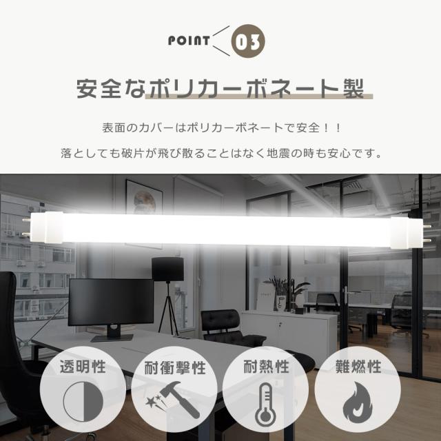 グロー式LED蛍光灯 直管LEDランプ 630MM グロー式専用工事不要 直管型