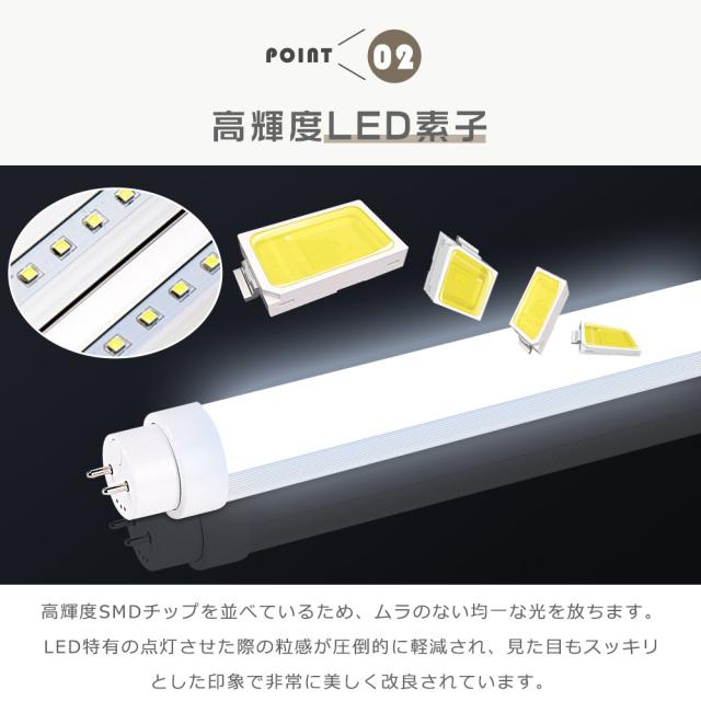 ☆20本入り☆LED蛍光灯 10形 直管 工事不要 グロー式 インバーター式