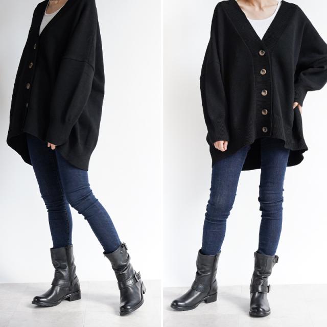 ミドル丈本革エンジニアブーツ 3.7cmヒール 革 エンジニアブーツ レディース 靴 22.5cm〜24.5cm サイドファスナー ジップ レザー 本革 ローヒール  牛革 シューズ ブーツ ミドル丈 ハーフ丈 秋冬 あたたか 内側フリース