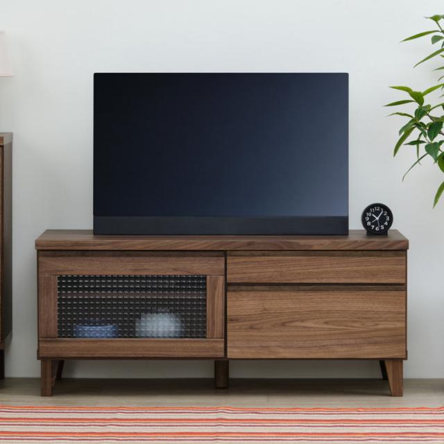 テレビ台 ロータイプ 完成品 32型 テレビボード ローボード 新生活 TVボード TV台 小さめ コンパクト 100cm コーナー ウォールナット 北欧 ナチュラル 1人暮らし ワンルーム 子供部屋 寝室 品質保証 FLOCK MBR ISSEIKI_1