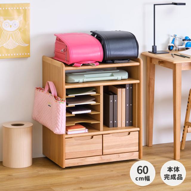 ★送料無料★サイズ変更可能★木製ランドセル収納ラック⑧無垢材☆キャスターワゴン ☆サイズ変更可能☆木製ランドセル収納ラック⑧無垢材 キャスター