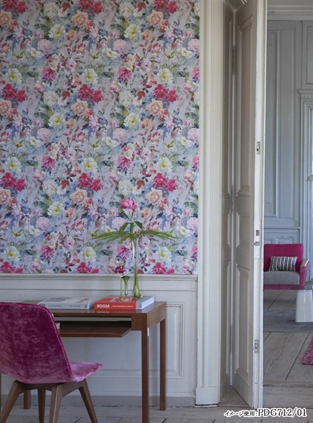 壁紙 クロス のりなし 輸入壁紙 テシードイギリス製 DESIGNERS GUILD デザイナーズギルド DESIGNERS GUILD デザイナーズギルド 品番 PDG712/01 PDG712/02 1ロール 巾52cmx10m 単位販売 不織布 F☆☆☆☆ 不燃の通販は