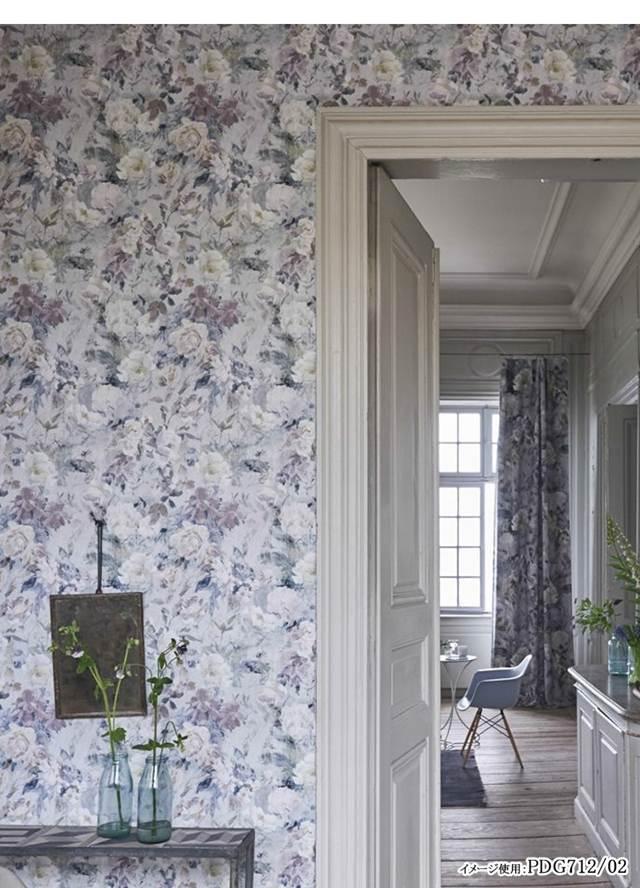 壁紙 クロス のりなし 輸入壁紙 テシードイギリス製 DESIGNERS GUILD デザイナーズギルド DESIGNERS GUILD デザイナーズギルド 品番 PDG712/01 PDG712/02 1ロール 巾52cmx10m 単位販売 不織布 F☆☆☆☆ 不燃の通販は