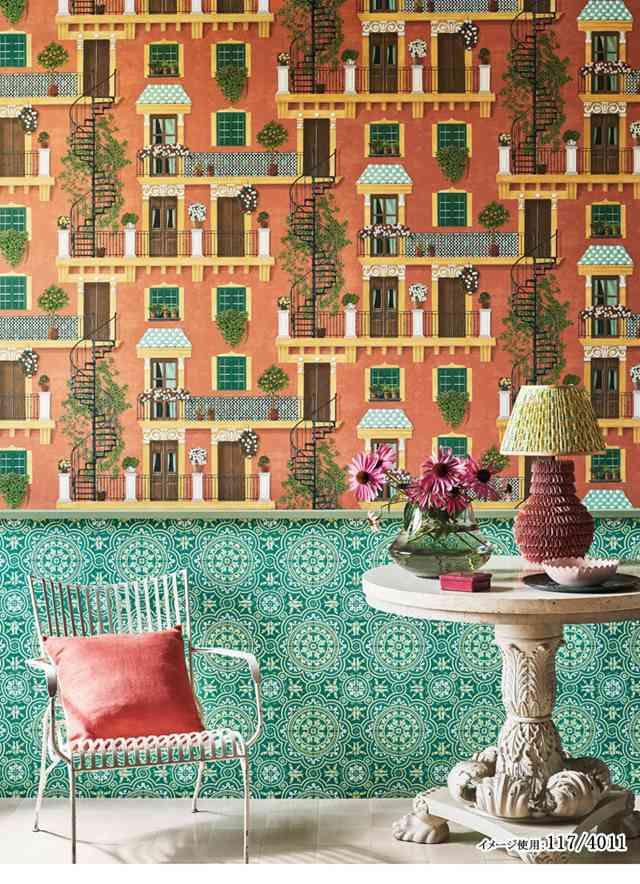 壁紙 クロス のりなし 輸入壁紙 テシード イギリス製 MANOUR HOUSE マナーハウス Cole＆Son コールアンドサン 品番 117/4010 117/4012 117/4011 1ロール単位販売 巾68.5cmx10m 不織布 F☆☆☆☆ 不燃