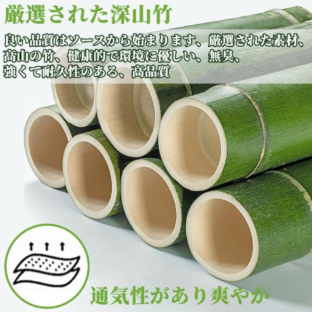 折り畳みベッド 竹ベッド 折りたたみベッド 耐荷重500KG 簡易ベッド 折り畳みベッド シングル 組み立て不要、柔らかく、強く、耐久性があります 100x200x58cm_2