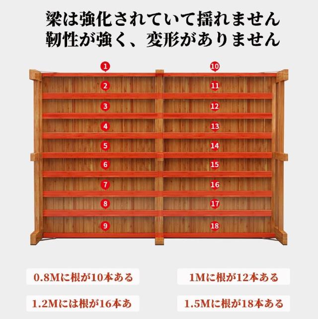 折り畳みベッド 竹ベッド 折りたたみベッド 耐荷重500KG 簡易ベッド 折り畳みベッド シングル 組み立て不要、柔らかく、強く、耐久性があります 100x200x58cm_4