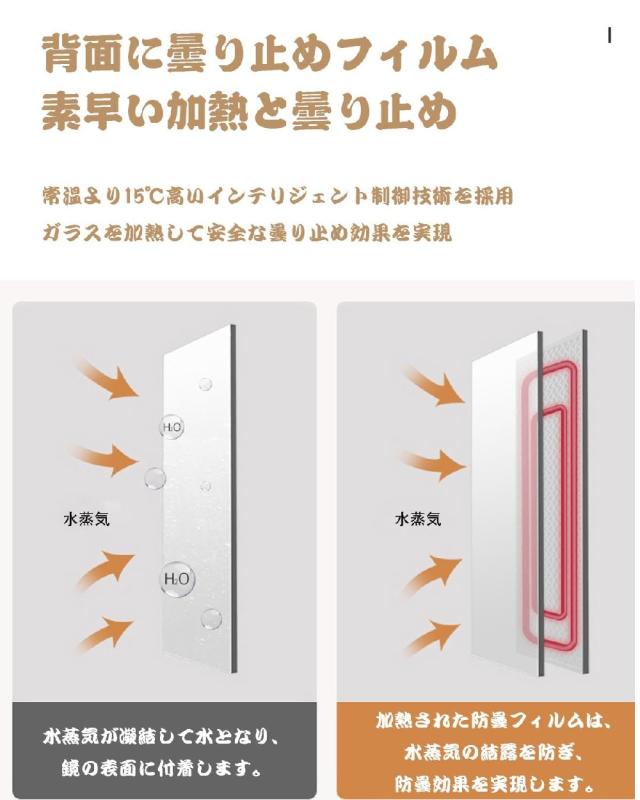 『ポイント4倍!3月限定!』多機能壁掛けミラーキャビネット 浴室お風呂 鏡スマート調光機能付き LED照明ミラーキャビネット洗面所 浴室 ミラー 曇り止め浴室鏡 収納付き 多層収納 防水 ファッション 省スペース 簡単収納 (Color : 白 100*70*12cm grey gray/120x70x12_5