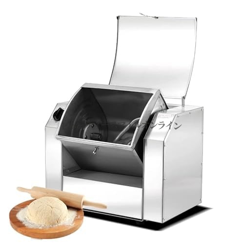ステンレス鋼 パン生地ミキサー 5KG 家庭用 業務用スタンドミキサー パスタ ピザ作り 電動こね機 50kg毎時 30分タイマー 省スペース 高耐久 こだわり製パン