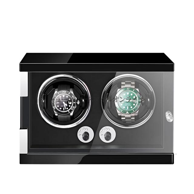 高級機械式時計用 ウォッチワインダー 静音スイング式ターンテーブル 6台収納 自宅用 時計コレクションケース 省スペース設計 自動巻き時計保管ボックス