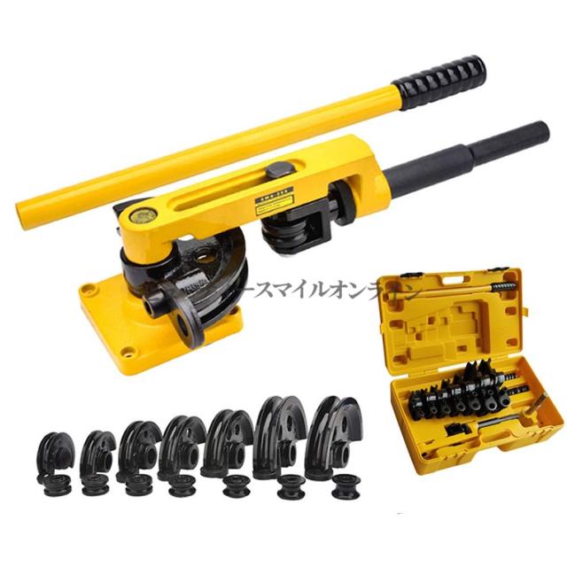 パイプベンダー 手動式 ロール機構 10mmから25mm対応 ケース付属 配管工具 パイプ曲げ機 水回りDIY 省スペース 高耐久設計