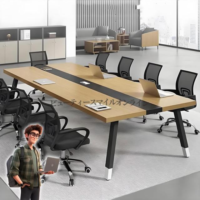 200x120x74cm プロ仕様大型会議テーブル 12人用 超頑丈スチールフレーム 企業商談 研修セミナー対応 組立簡単5分 配線コンセント内蔵 オフィス 塾 学校 受付カウンター 業務用ミーティングデスク 省スペース設計 高耐久天板