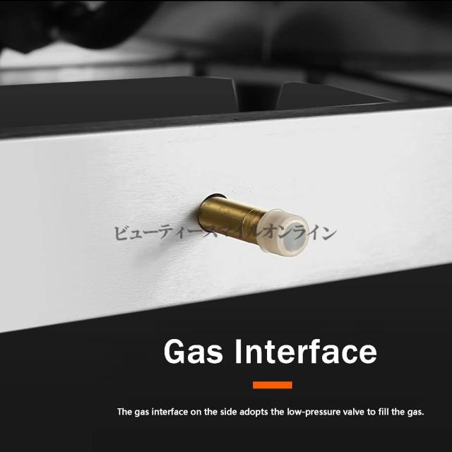 LPガスグリドル 卓上ポータブル 業務用キャンプ フラットトップ鉄板 ステンレス鋼製 720cモデル 高火力調理 省スペース設計 キッチン 屋外 プロパンガス対応 家庭用 焼き肉 ホットプレート 大容量グリルステーション_7