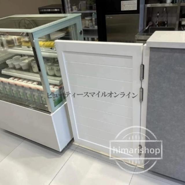 両開きスイングドア 自動閉じ機能付き カフェ パブ キッチン用 省スペースルーバーゲート 廊下 玄関 戸口 商用 家庭用 シングルサルーンドア ヒンジ付き 高耐久仕上げ_1
