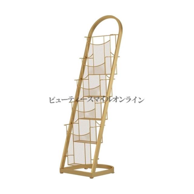 5段マガジンラック 業務用パンフレットディスプレイスタンド 展示会オフィス書店向け 高耐久スチール製 省スペース設計 大量収納可能 カタログ文学コミックブックシェルフ 情報表示ラック_11