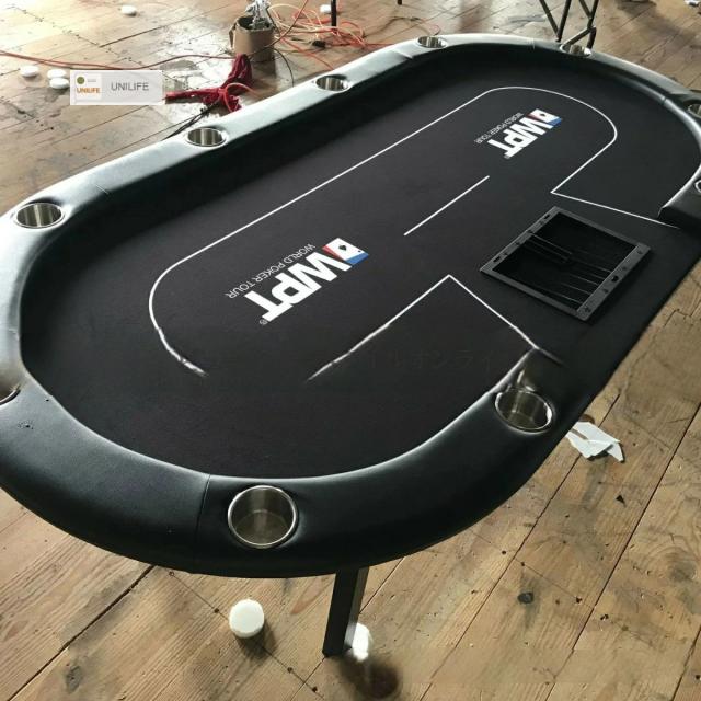 折りたたみ式 テキサスホールデム ポーカーテーブル トーナメント対応 バカラ ブラックジャック 多機能 カジノ風 大人数対応 省スペース 自宅用 ゲーム会 カードテーブル