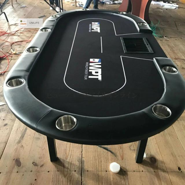 折りたたみ式 テキサスホールデム ポーカーテーブル トーナメント対応 バカラ ブラックジャック 多機能 カジノ風 大人数対応 省スペース 自宅用 ゲーム会 カードテーブル_2