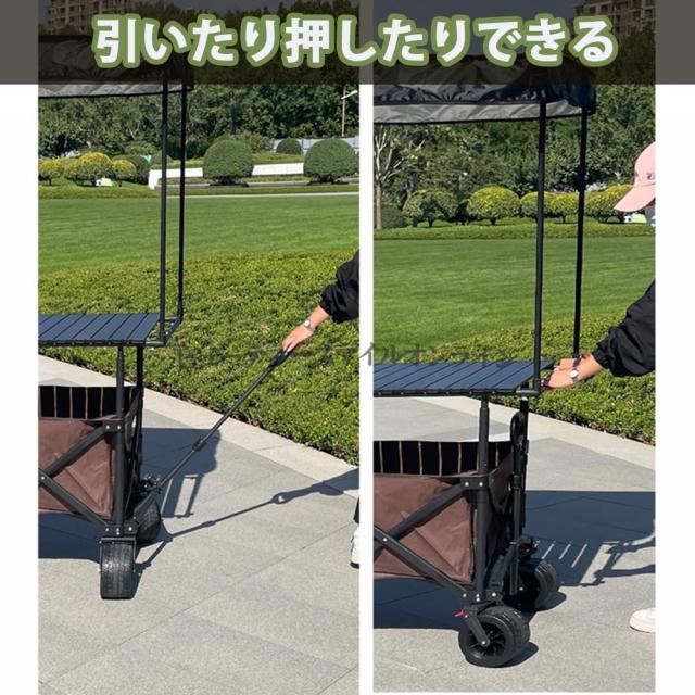 移動式屋台ブースセット 大容量収納 軽量コンパクト設計 組み立て簡単3分 フリマ マルシェ イベント出店 露店販売 実演販売 販促ブース 祭り 仮設店舗 省スペース 耐候性ベージュ_2