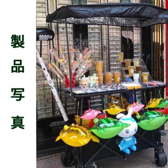 移動式屋台ブースセット 大容量収納 軽量コンパクト設計 組み立て簡単3分 フリマ マルシェ イベント出店 露店販売 実演販売 販促ブース 祭り 仮設店舗 省スペース 耐候性ベージュ_7
