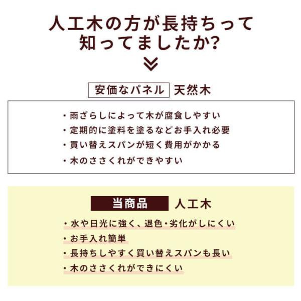 縁台 4点セット ウッドデッキ 人工木 庭 ガーデン エクステリア 縁側 DIY_5