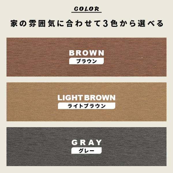 幕板 人工木デッキ用 10枚 200×11.6cm 側面板 ウッドデッキ DIY 人工木 おしゃれ キット 庭 デッキ ガーデンデッキ ステージ エクステリア 組立 部材_4