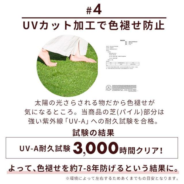 人工芝パネル128枚セット 幅30 人工芝 芝生 タイル タイル ジョイントマット ベランダ セット 11.52平米 デッキ 正方形 屋外_12