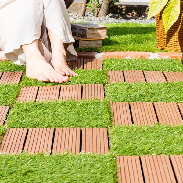 【美品】ウッドデッキ パネル 30枚セット 木製 ジョイント ウッドタイル Amazon.co.jp: ベランダタイル 天然木 置くだけ ウッドデッキ