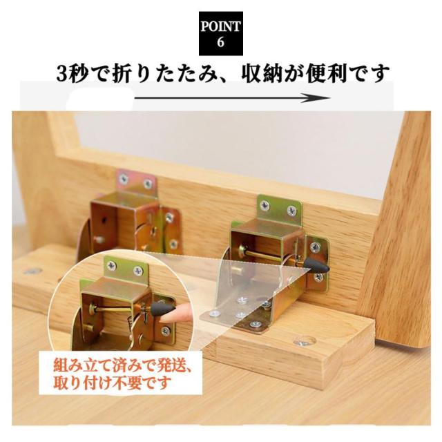 テーブル 折りたたみテーブル センターテーブル ローテーブル 組み立て不要 折れ脚 リビングテーブル 北欧風 ナチュラル おしゃれ シンプル お絵かき机 学習机_6