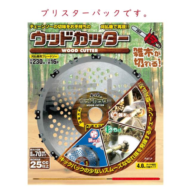 超硬チップソー チェーンソー型 ダイヤ砥石付 FB-003 フジ鋼業 鬼の爪 ウッドカッター 230×16P 30枚_3
