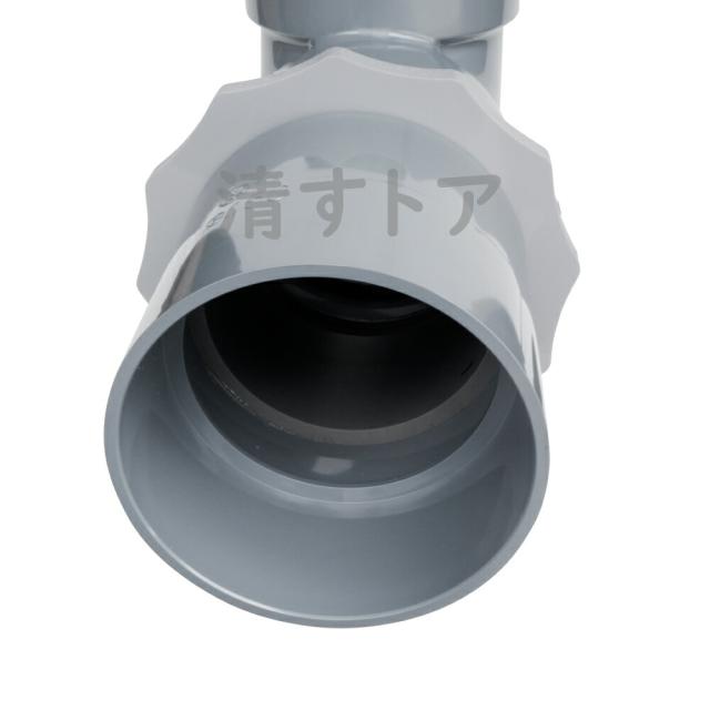 ほ場用の取水栓 排水口 回転式で簡単排水止水 国産 鬼頭忠兵衛 ネジ式エルボ栓 KMWA型 呼び径100mm 2個_2