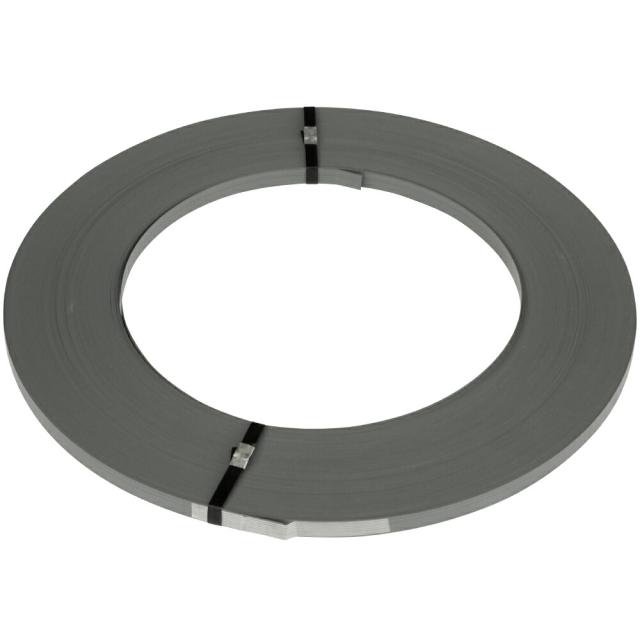 帯鉄 メッキ 厚0.6mm 巾19mm 1巻 約25kg レギュラータイプ リボン巻き 結束鉄帯バンド 鉄帯 ベーリングフープ