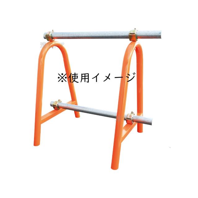 単管スタンド 工事現場 駐車場 バリカー Aバリケード 単管バリケード 600mm×740mm MAスタンド 6個 [法人様限定]_4