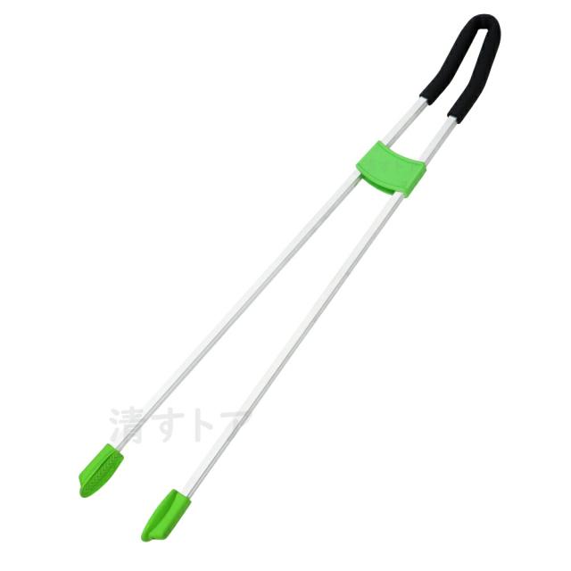 ハンドキャッチャー 10本 ロング 全長870mm 軽量260g アルミ柄トング つかみ棒 ゴミばさみ ゴミトング