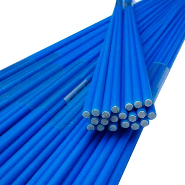 園芸ポール FRPポール 支柱 ガラス繊維強化プラスチックポール シンセイ グラスファイバーポール φ5.5×2100mm 100本