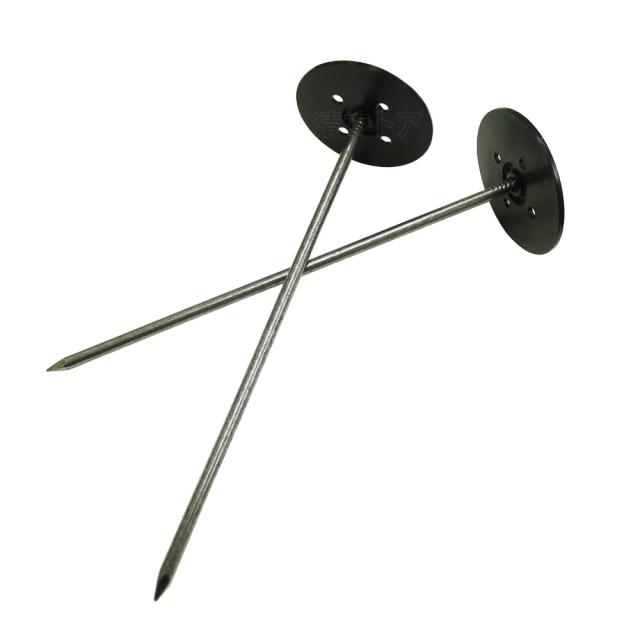 固定ピン シート杭 押さえピン アンカーピン 黒丸付 叩けるシート押え釘 打ち込み君 20cm 600本(1本27円) [法人様限定]