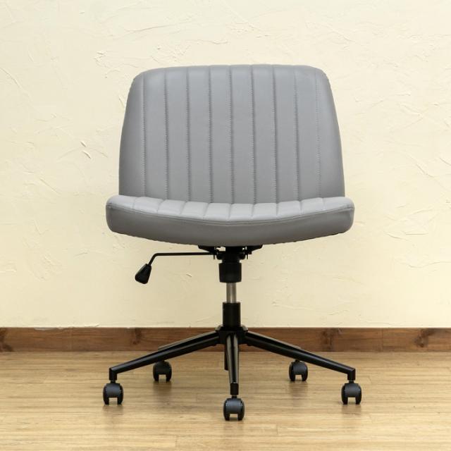 幅広 ワイドオフィスチェア 昇降 360度回転 4カラー 耐荷重80kg デスク