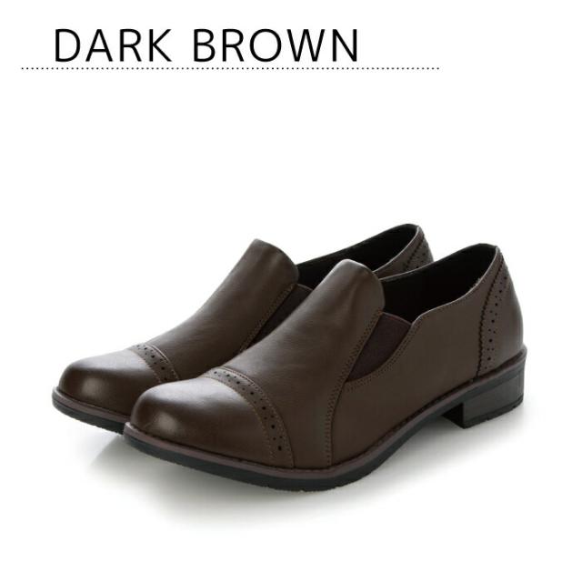 ル ソン Le son 【Le son/ル ソン】レディース カジュアルスリッポン （ダークブラウン）の通販は