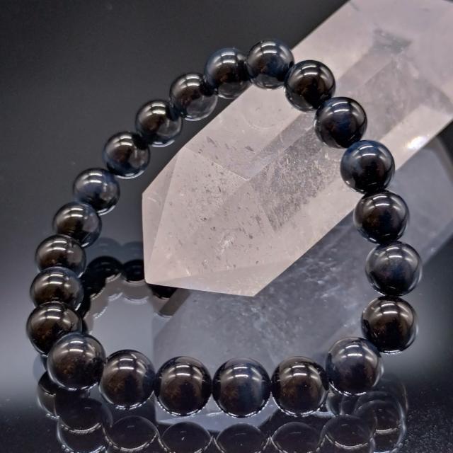 ブルータイガーアイ　青虎目石　8mm　 AAA 　ブレスレット 6,480円