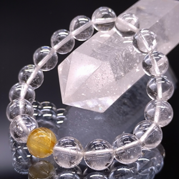 タイチンルチルクオーツ ブレスレット 10mm 天然石 ブレスレット