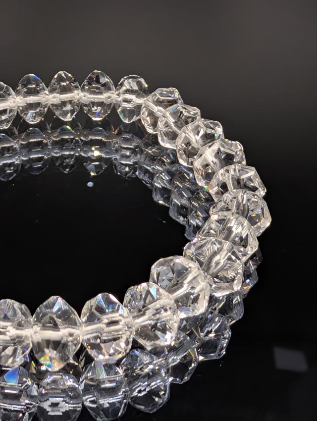 パワーストーン 水晶 10mm 極上プレミアムカット ブレスレット 天然石 メンズ レディース 厄除け_4