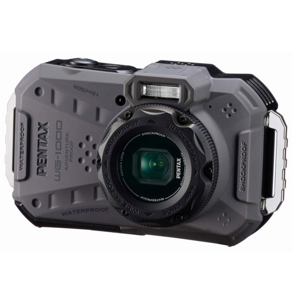 PENTAX 防水デジタルカメラ WG-1000 [グレー]【お取り寄せ（２週から３週間程度での入荷、発送）】