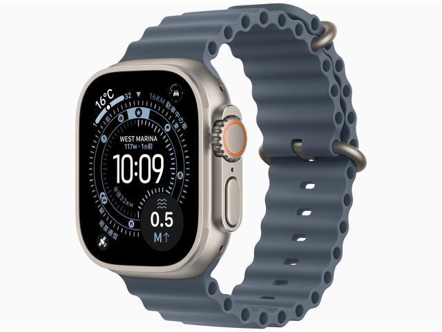 【新古品】Apple Watch Ultra3 49mm MEWH4J/A ナチュラル アンカーブルーオーシャンバンド【お取り寄せ（5週から7週程度見込み）での入荷、発送】