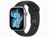 【新古品】Apple Watch Series11 セルラー 46mm MFCA4J/A SG BKスポーツバンド M/L【お取り寄せ商品（３週間から４週間程度での入荷、発送）】