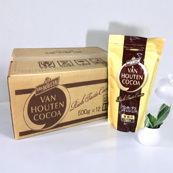 バンホーテン VAN HOUTEN リッチテイスト ココア ケース販売( 調整ココア ） 12袋