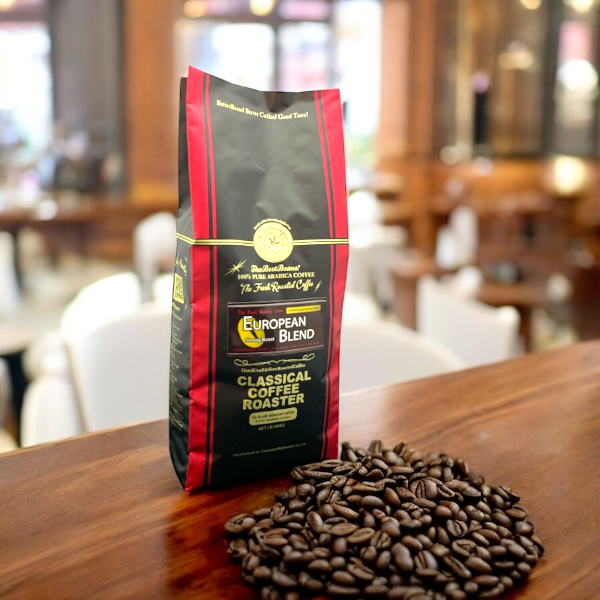 コーヒー豆 アラビカ豆100% ヨーロピアン ブレンド コーヒー 1lb [454g] 【豆 or 挽】