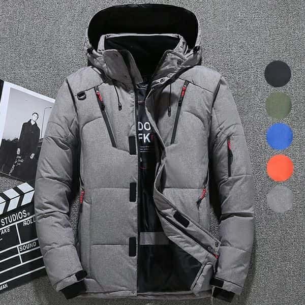 ダウンコート メンズ ダウンジャケット フード付き ダウン50％ 中綿コート メンズ 中綿ジャケット アウター ショート 冬 防寒コート 防風 厚手 防寒 暖かい 通学 通勤 冬服 冬物