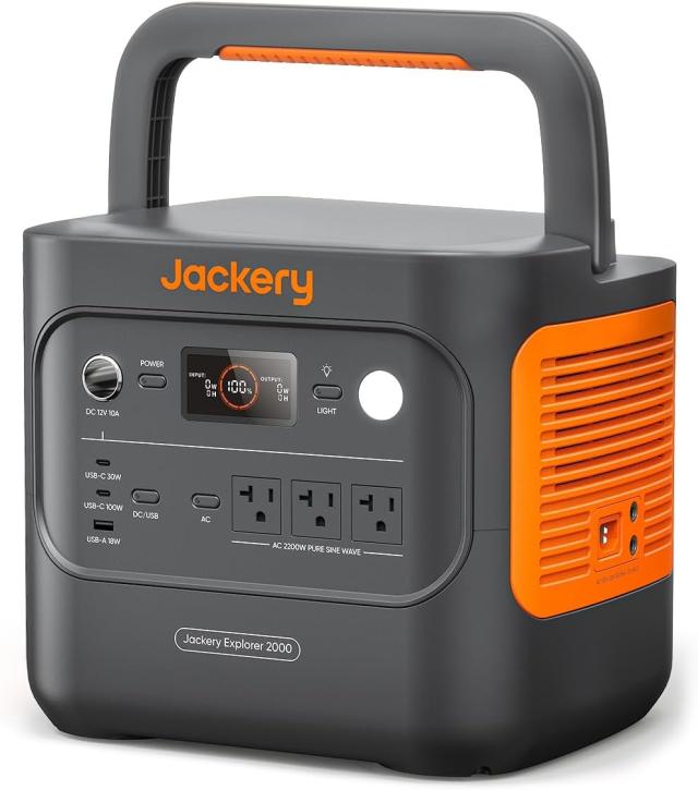 Jackery ジャクリ ポータブル電源 2000 New 2042Wh JE-2000D