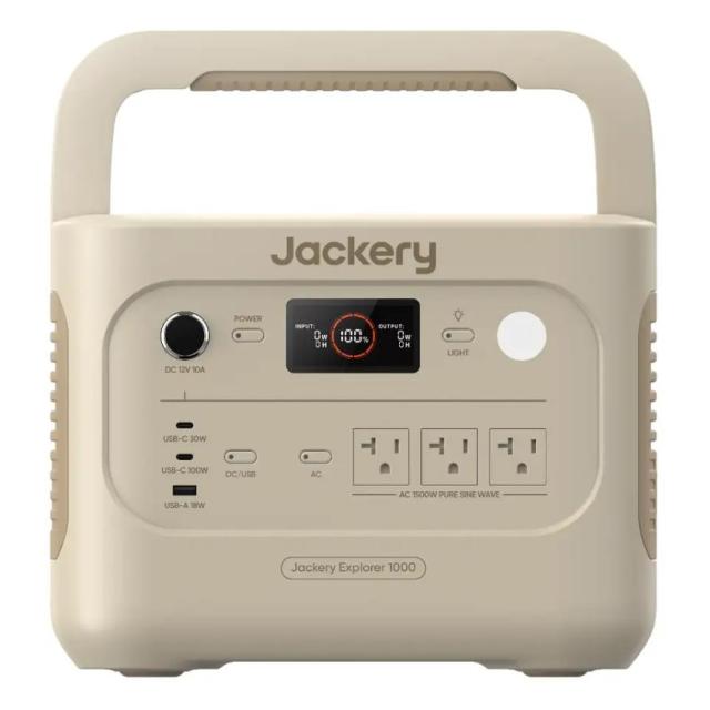 Jackery ジャクリ ポータブル電源 1000 New サンドゴールド JE
