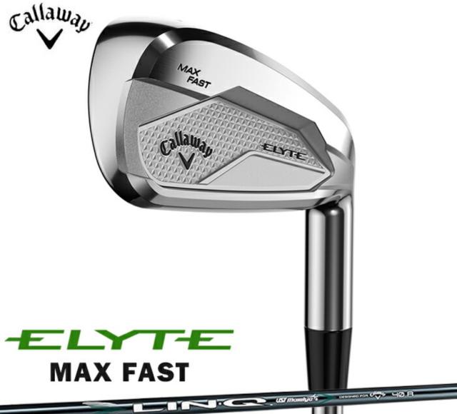 キャロウェイ アイアン ELYTE エリート MAX FAST カーボン Rシャフト 6I 7I 8I 9I PW