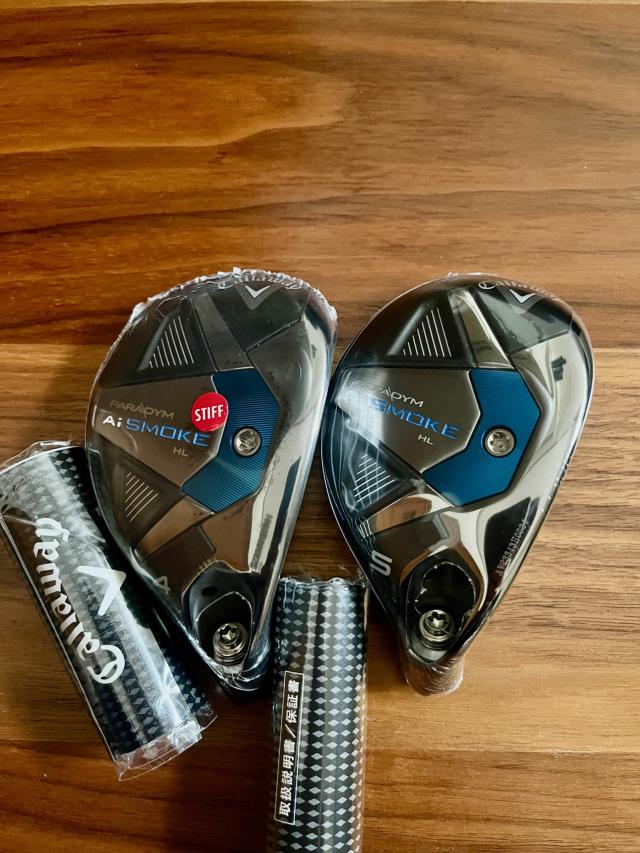 Callaway Ai SMOKE HL U4、U5番セット(ヘッドのみ) キャロウェイゴルフ PARADYM Ai SMOKE HL ユーティリティ
